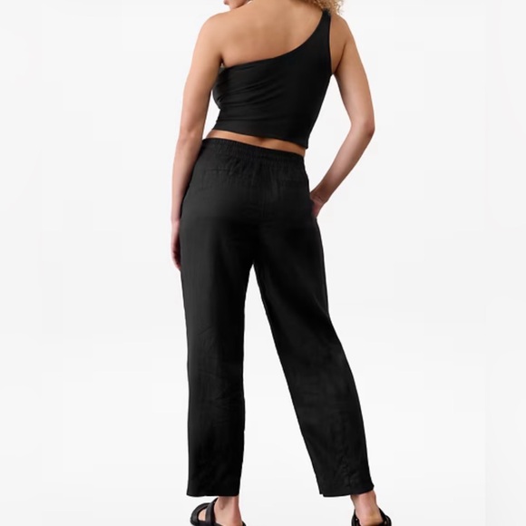 Athleta High Rise Linen Ankle Pant - Picture 2 of 8